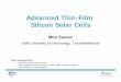 Advanced Thin-Film Silicon Solar Cells