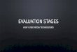 Evaluation Stages
