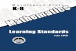 Washington State K-8 Math Standards