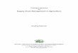 Supply Chain Management in Agriculture Reading Material
