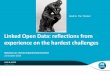 Linked Open Data: reflections from experience on the hardest 