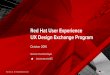 Red Hat User Experience UX Design Exchange Program