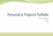 Paul Cammack - Personal & Projects Portfolio