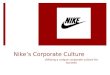 Nike Corporat Culture