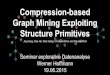 Compression-based Graph Mining Exploiting Structure Primites
