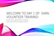 Welcome^J HIPAA^J and Volunteer Requirements