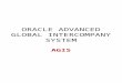 Oracle Advanced Global Intercompany System