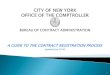 nyc comptroller's office office of contract administration