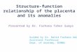 Structure-function relationship of the placenta and its anomalies