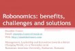 Robonomics: benefits, challenges and solutions