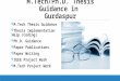 M.Tech/Ph.D. Thesis Guidance in Gurdaspur