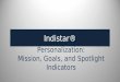 Personalizing Indistar®