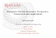 Dissipative Particle Dynamics: Perspective, Framework and 