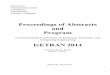 Proceedings of Abstracts and Program IcETRAN 2014