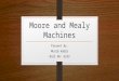 Moore and mealy machine