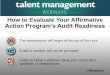 How to Evaluate Your Affirmative Action Program's Audit Readiness