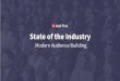 State of the Industry Research presented by AddThis: Modern Audience Building - DRS, 1/26/16