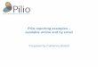 Pilio energy management and analysis software reporting