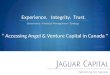 Accessing Angel and Venture Capital in Canada 2016
