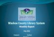 Washoe County Library May 2016 Report