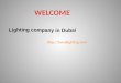 Lighting company in Dubai