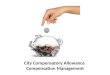 City compensatory allowance -   compensation management - Manu Melwin Joy