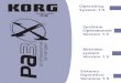 KORG Pa3X 1.5 Upgrade Manual (M2)