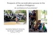 Prospects of the normalization process in the Southern Philippines: