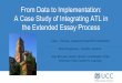 A Case Study of Integrating ATL in the Extended Essay Process