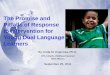 The Promise and Pitfalls of RTI for Young Dual Language Learners