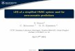 LES of a simplified HVAC system used for aero-acoustic predictions