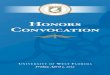 2013 Honors Convocation Program