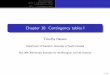 Chapter 10: Contingency tables I