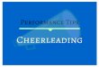 Mario Gates Performance Tips | Cheerleading