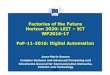 Factories of the Future Horizon 2020: LEIT – ICT WP2016-17 FoF-11 