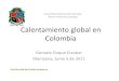 Calentamiento global en Colombia Colombia