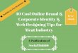 40 cool online brand & corporate identity & web designing tips for meat industry