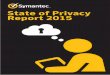 Symantec - State of Privacy Report 2015