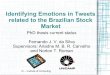 Identifying Emotions in Tweets related to the Brazilian Stock Market