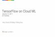 TensorFlow on Cloud ML
