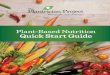 The Plantrician Project's Plant-based Nutrition Quick Start Guide