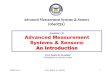 Advanced Measurement Systems & Sensors: An Introduction