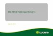 2Q 2016 Earnings Results