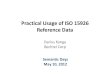 Practical Usage of ISO 15926 Reference Data