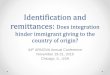 Identification and remittances: Does integration hinder immigrant giving to the country of origin?