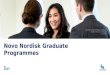 Novo Nordisk Graduate Programme Presentation 2015/16