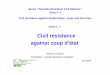 Towards a nonviolent civil defence : 5 Civil resistance against coup d'état