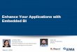 Enhance Your Applications with Embedded BI