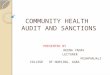 Community health audit