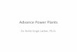 Adavance Power Plants